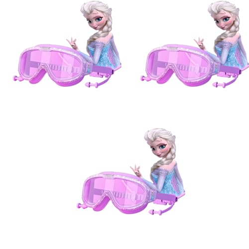 Proberos® Swimming Goggles for Girls 6-12 Years Old Cartoon Joint Payment UV Protection Anti-fog Coated HD Sparkling Framed with Intergrated Earplugs Adjustable Silicone Head Strap Storage Box 3PCS Proberos® Swimming Goggles for Girls 6-12 Years Old Cartoon Joint Payment UV Protection Anti-fog Coated HD Sparkling Framed with Intergrated Earplugs Adjustable Silicone Head Strap Storage Box 3PCS